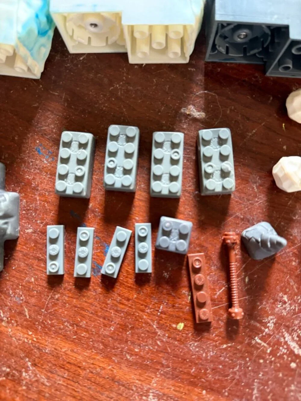 Mega Bloks Fire and Ice Dragons 9858 Replacement Parts NOT Complete READ